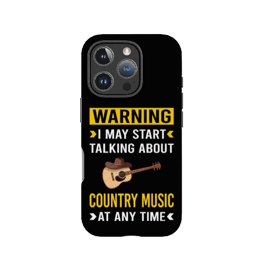 Warning Country Music IPhone Cases