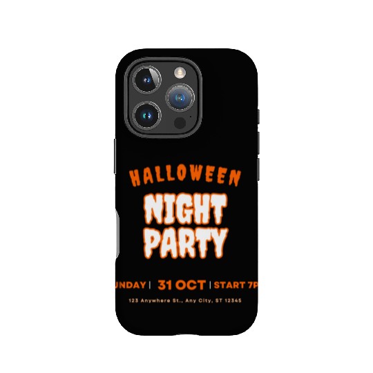 halloween night party IPhone Cases