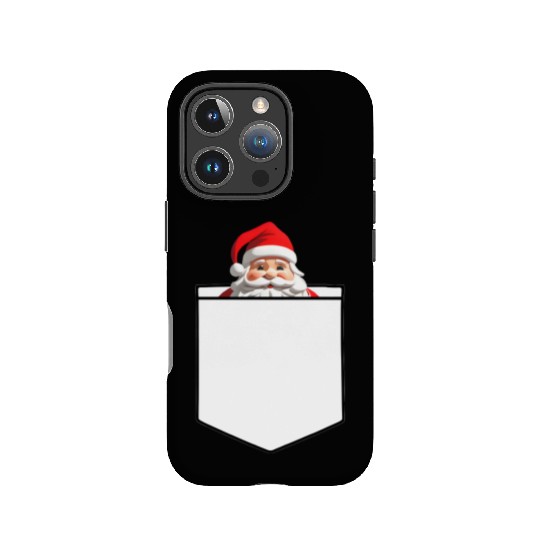 Fake Pocket snata claus IPhone Cases