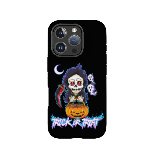 Trick or Treat Grim Reaper IPhone Cases