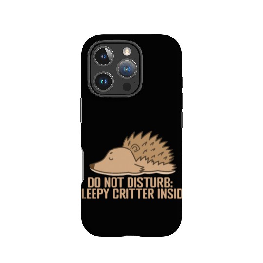Do not disturb: Sleepy Critter inside IPhone Cases