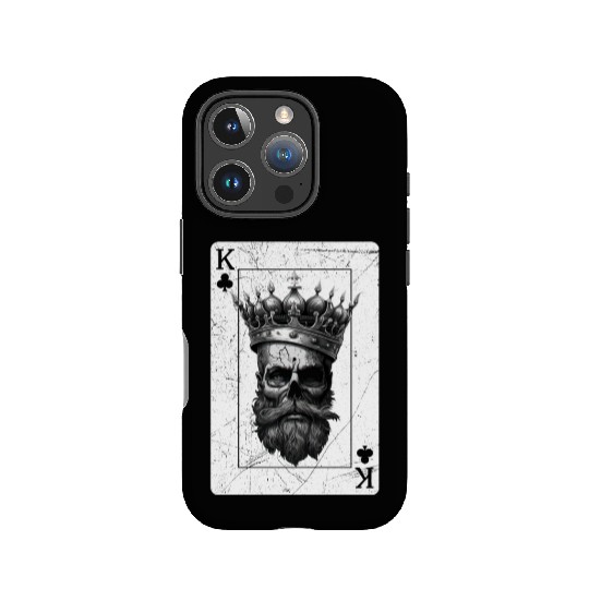 Card Game Gothic Halloween Poker Creepy IPhone Cases