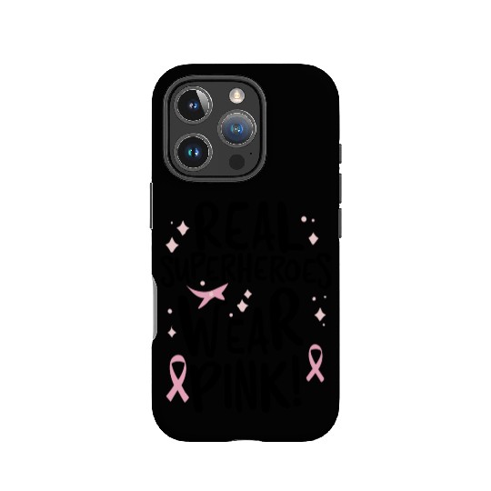 Real Superheroes Wear Pink! IPhone Cases