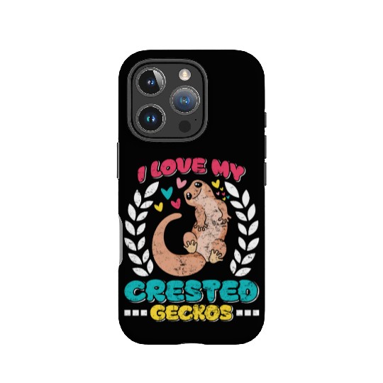 Reptile Lover Lizard Collector Crestie Crested IPhone Cases