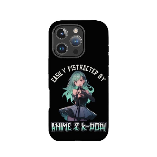 Easily distracted by Anime and K-Pop IPhone Cases
