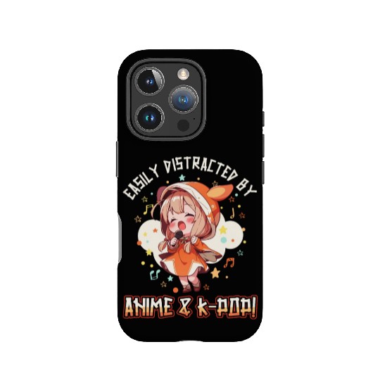 Easily distracted by Anime and K-Pop IPhone Cases
