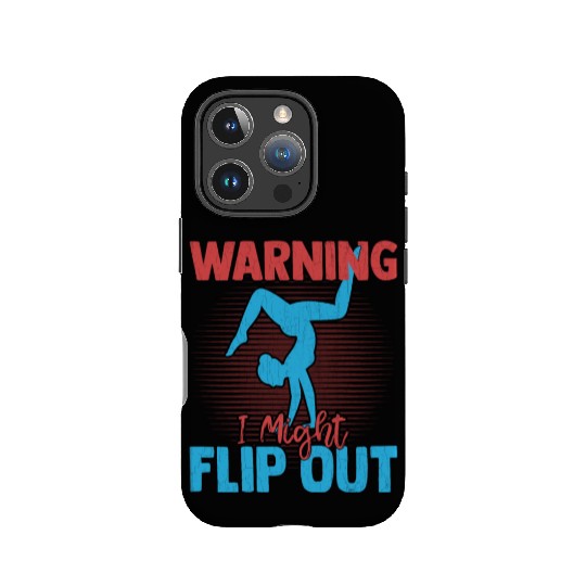 Warning I Might Flip Out Cheerleading Cheerleader IPhone Cases