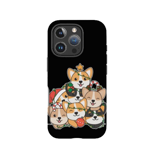 Corgi Christmas Tree Funny Animal Christmas IPhone Cases