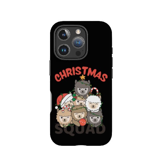 Alpaca Christmas Tree Christmas Squad Alpacas IPhone Cases