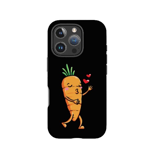 Carrot Emoticon Vegetable Vegan Vegetarian IPhone Cases