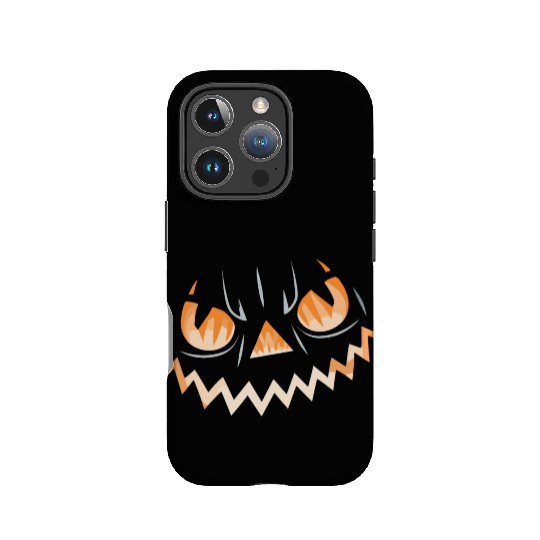 Creepy Jack o Lantern Carved Halloween Pumpkin IPhone Cases