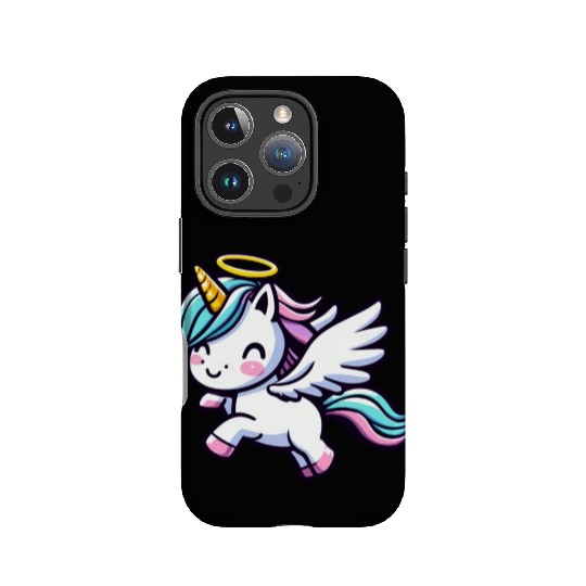 Heavenly Unicorn: Sweet Magic with Angel Wings IPhone Cases