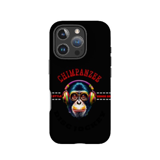 Monkey DJ Music, Chimpanzee DJ Music - Funny And C IPhone Cases