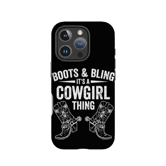 Funny Cowgirl Boots Bling Women Giftamerican pharo IPhone Cases