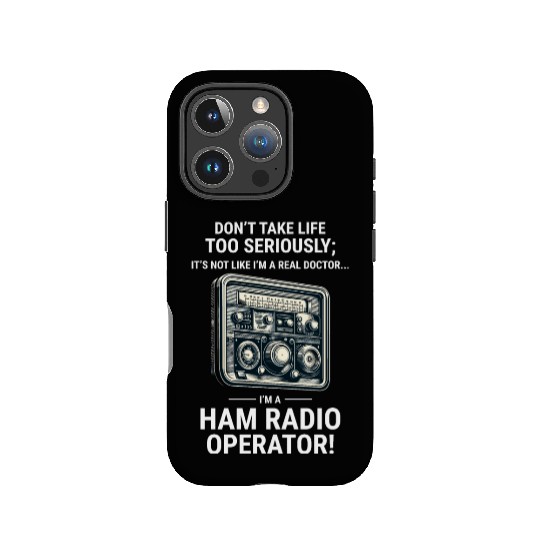 Real Doctor vs Amateur Ham Radio Operator IPhone Cases