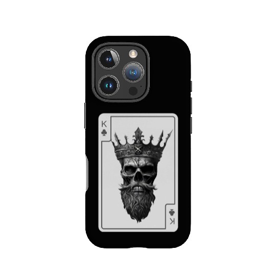 King Spades Halloween Creepy Gothic Poker IPhone Cases