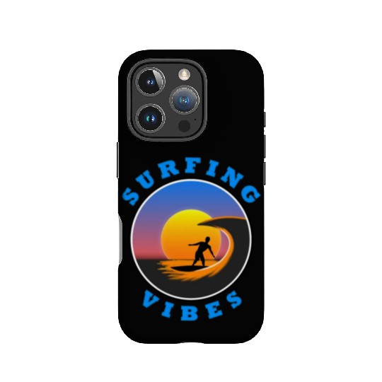 Surfing Vibes - Sun - surfer IPhone Cases