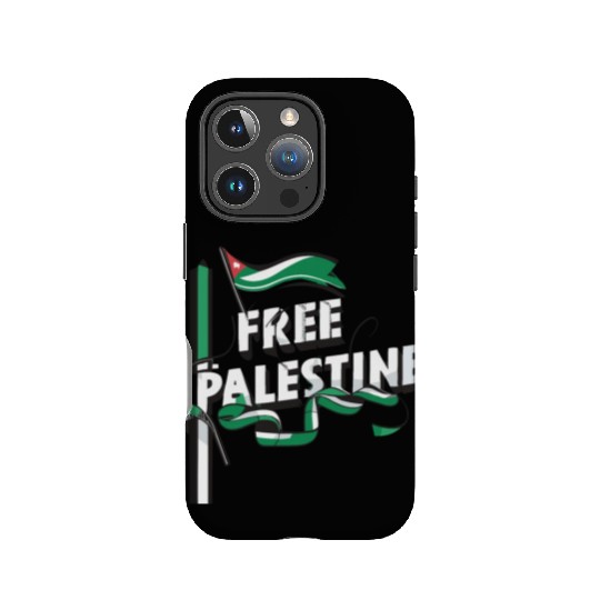 I Love Free Palestine Flag Save Gaza IPhone Cases