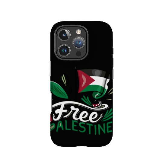 I Love Free Palestine Flag Save Gaza Palestinian IPhone Cases