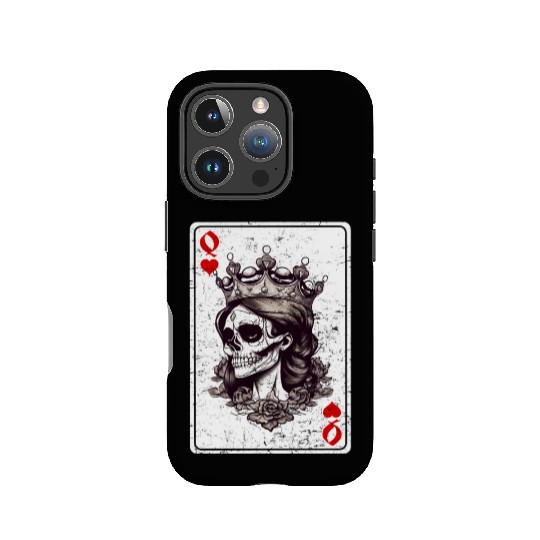 Queen of Hearts Card Game Horror Heart Queen IPhone Cases