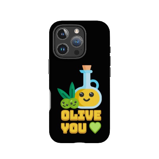 Olive You! Cute Olive I Love You Cartoon IPhone Cases