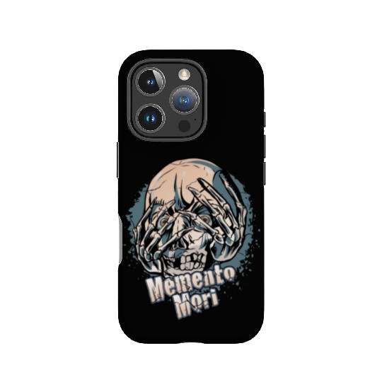 Unique Skull With Skeleton Hands Over Face IPhone Cases