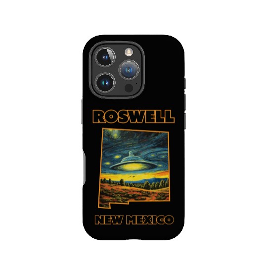 New Mexico Roswell - Alien Saucer IPhone Cases