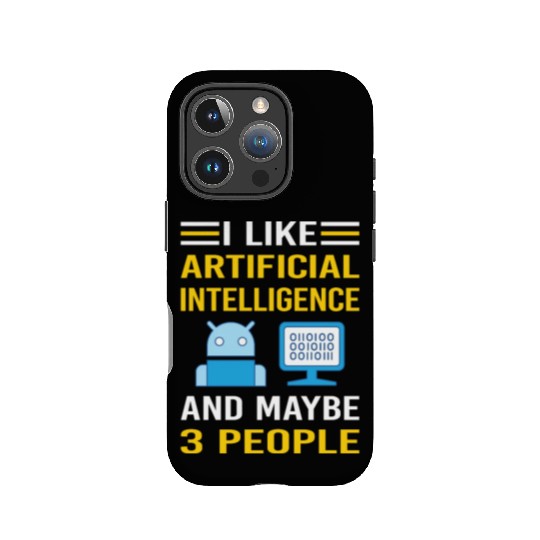 3 People Artificial Intelligence AI IPhone Cases