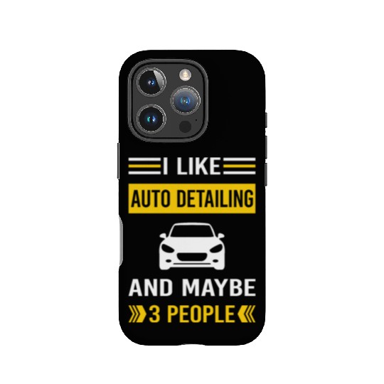 3 People Auto Detailing Car Detail Detailer IPhone Cases