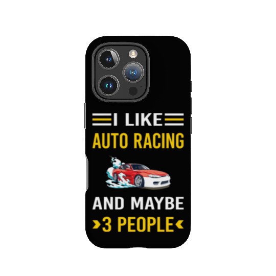 3 People Auto Racing Automotive Autosport IPhone Cases