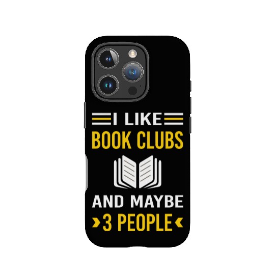 3 People Book Club Read Reader Reading Books IPhone Cases