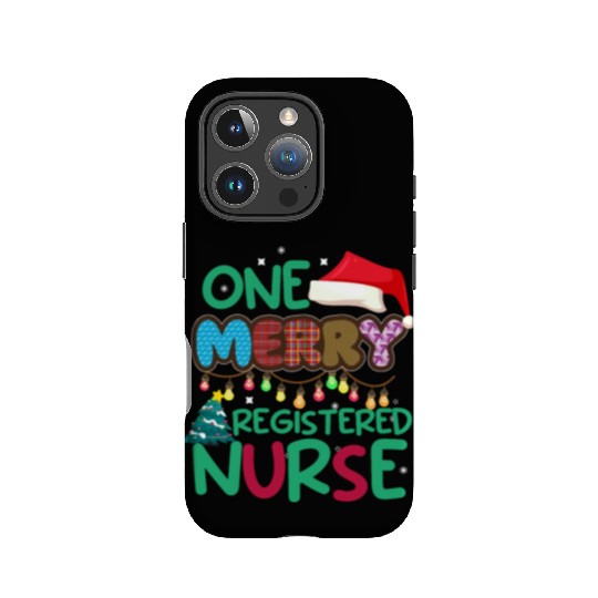 One Merry Registered Nurse Christmas IPhone Cases