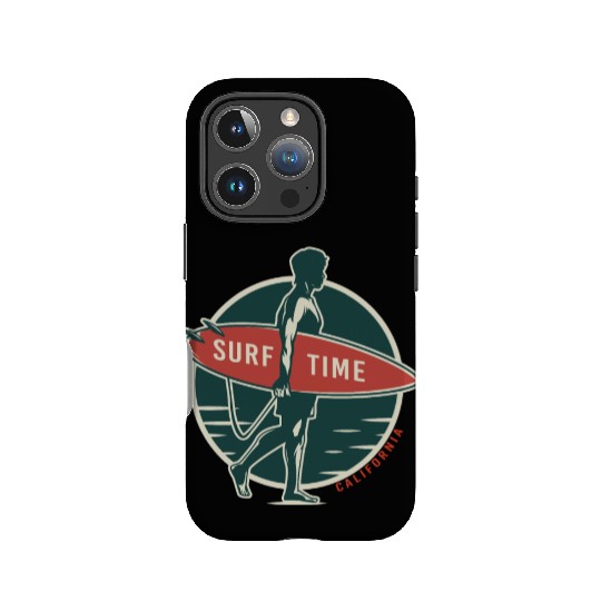 Surf Time California IPhone Cases