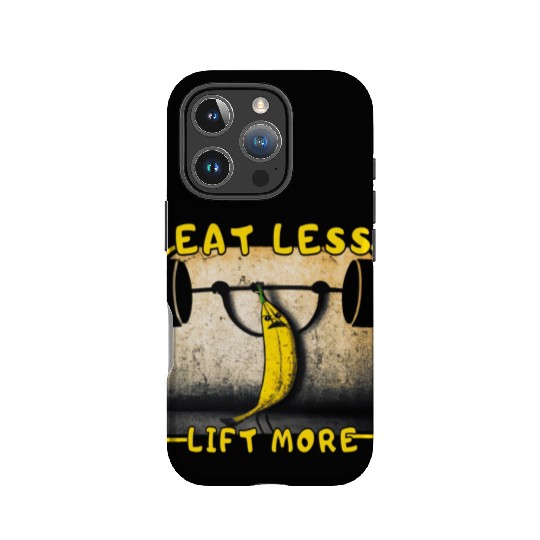 Banana Weightlifting IPhone Cases