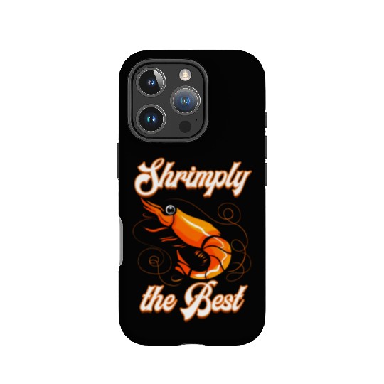 Funny shrimp food shrimp design for seafood chefs IPhone Cases