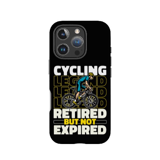 Cycling Cyclist Retired IPhone Cases