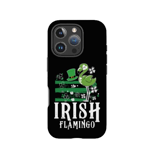 Irish flamingo IPhone Cases