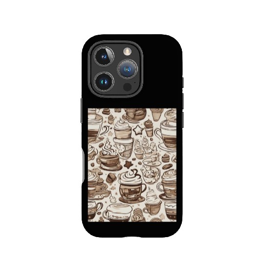 Coffee, Cookie and Cream IPhone Cases