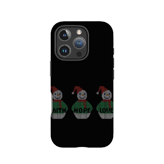 Religious Family Faith Hope Love Christmas IPhone Cases