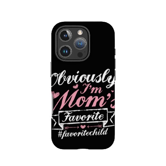 Obviously i'm mom's favorite | lovely mothers day IPhone Cases