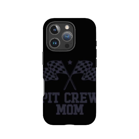 Pit Crew Mom Racing Enthusiast Racer Birthday Gift IPhone Cases