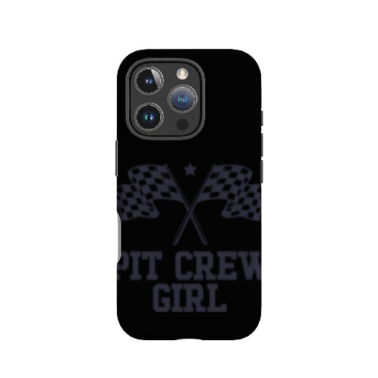 Pit Crew Girl Racing Enthusiast Racer Birthday IPhone Cases