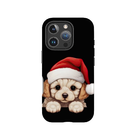 Bichon Frise Christmas Dog IPhone Cases