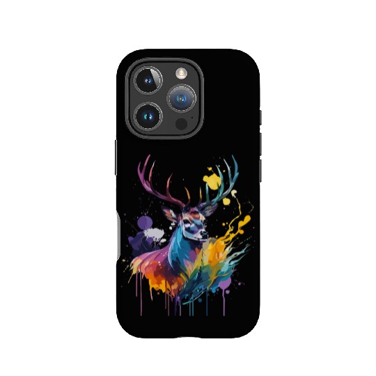 Watercolor painting deer IPhone Cases