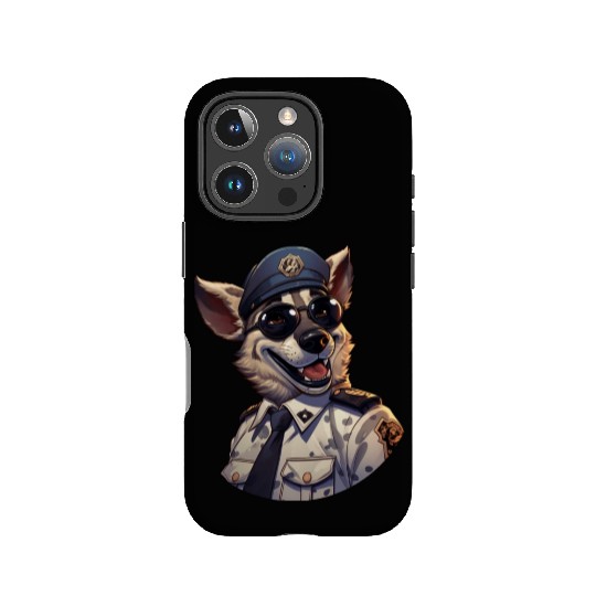 Police hyena IPhone Cases