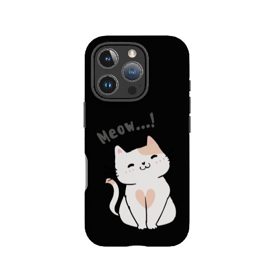 Meow....))) IPhone Cases