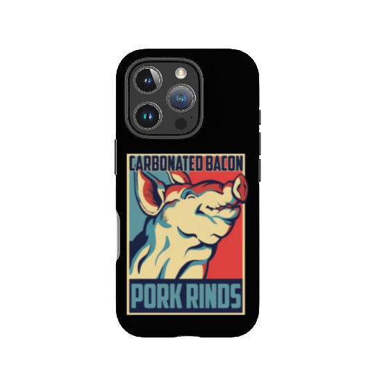 Carbonated Bacon Funny Pork Rinds Graphic IPhone Cases