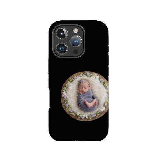 Lavender newborn girl pictures IPhone Cases