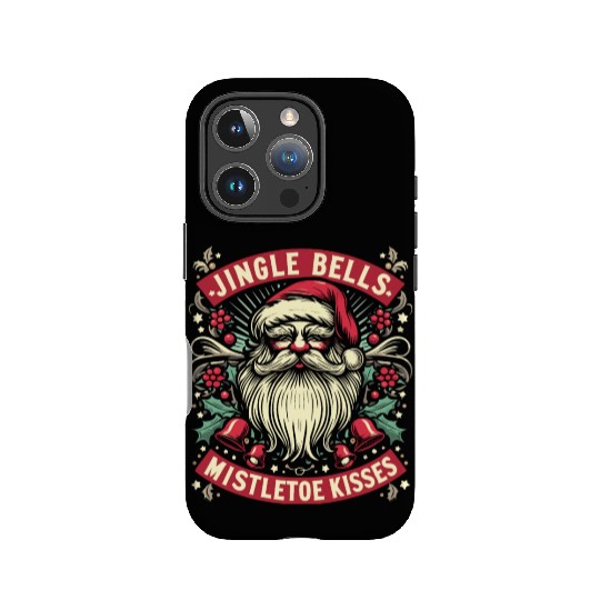 Jingle Bells Mistletoe Kisses IPhone Cases