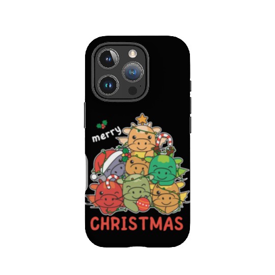 Dragon Christmas Tree Merry Christmas IPhone Cases